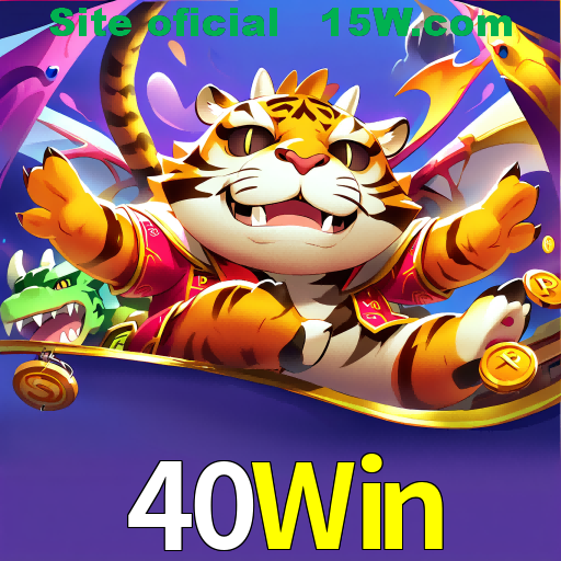 Imagem promocional da 40Win mostrando a plataforma e suas vantagens